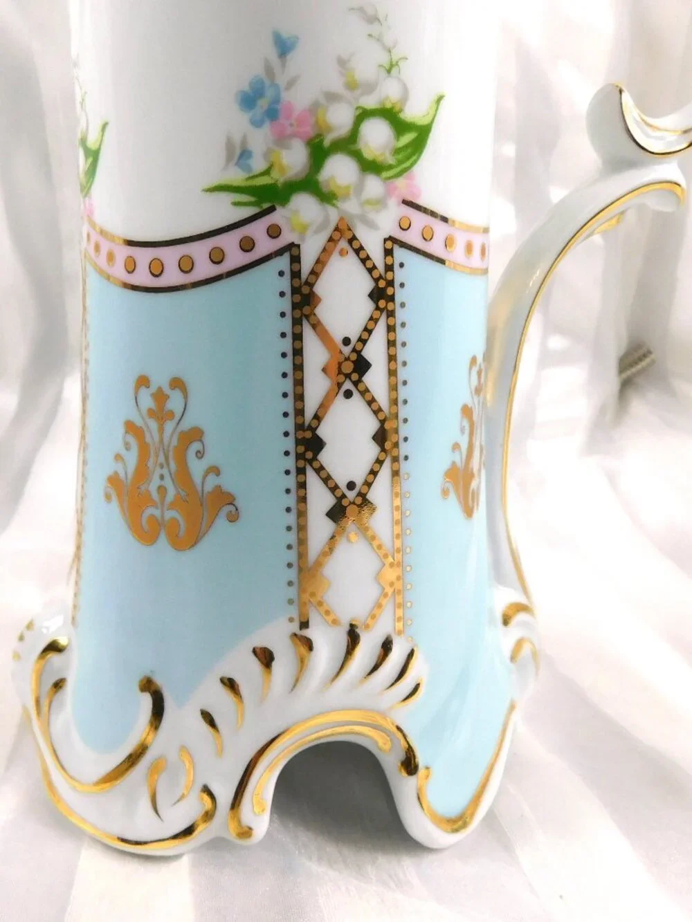 Royal Danube Blue and White Pitcher # 26961